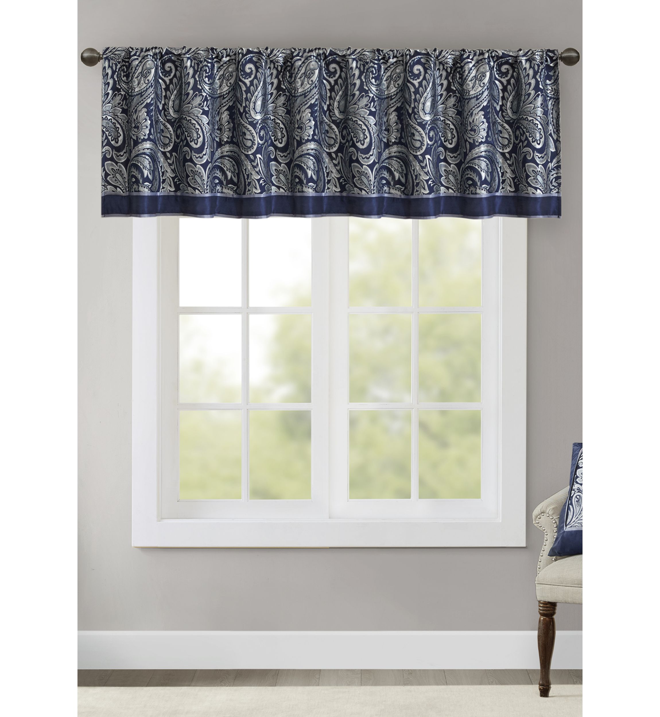 Aubrey Jacquard Window Valance