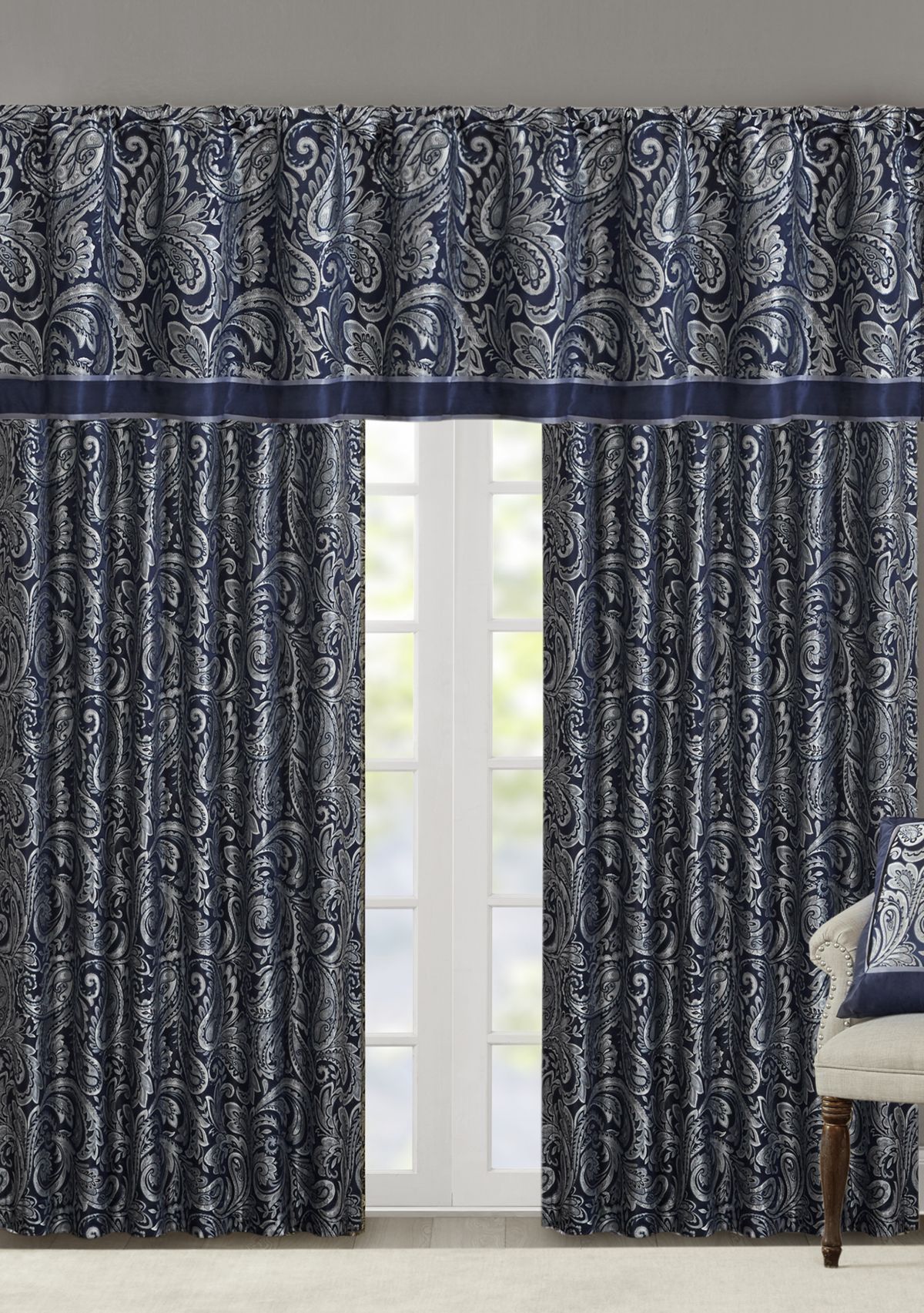 Aubrey Jacquard Window Valance