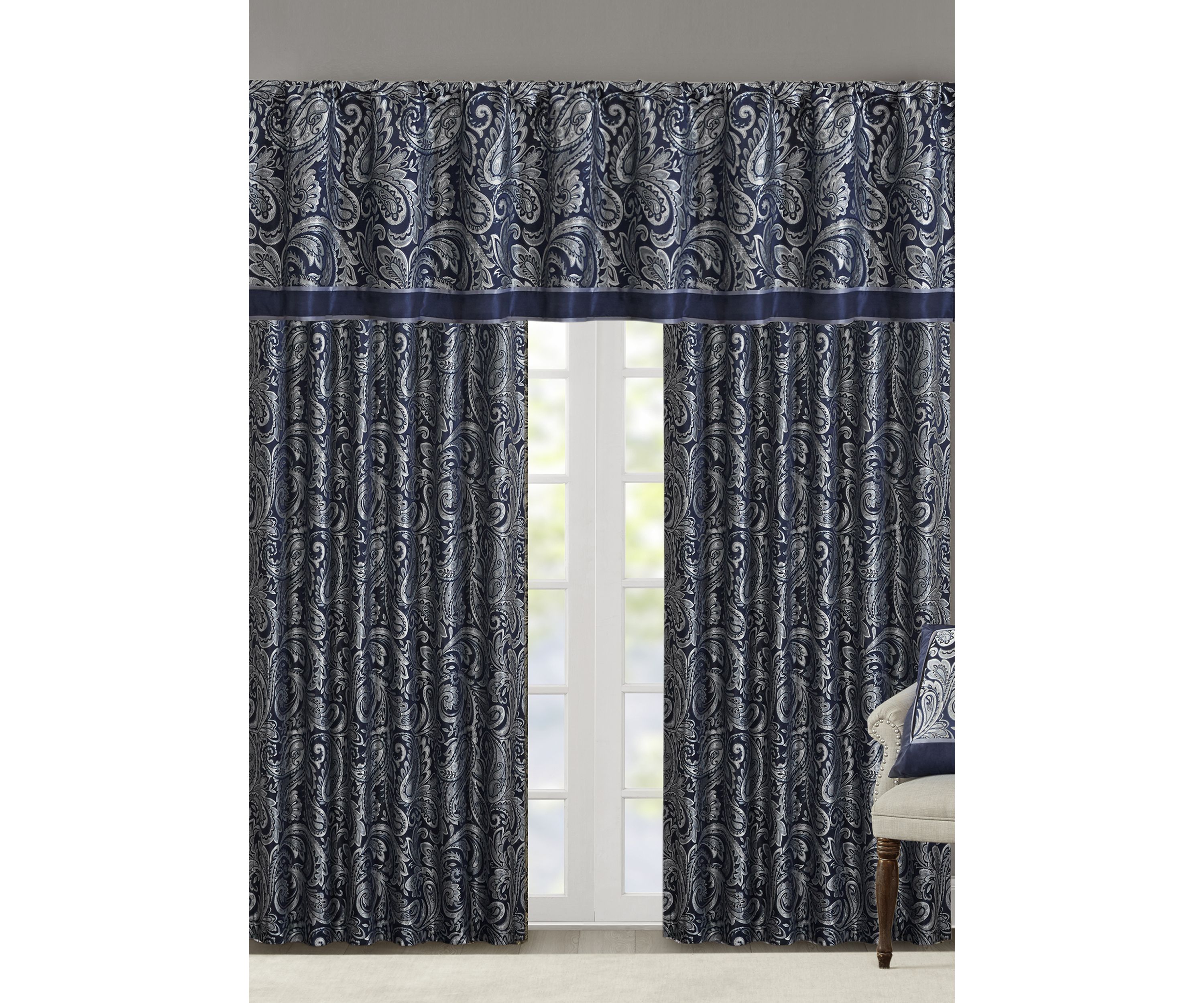 Aubrey Jacquard Window Valance