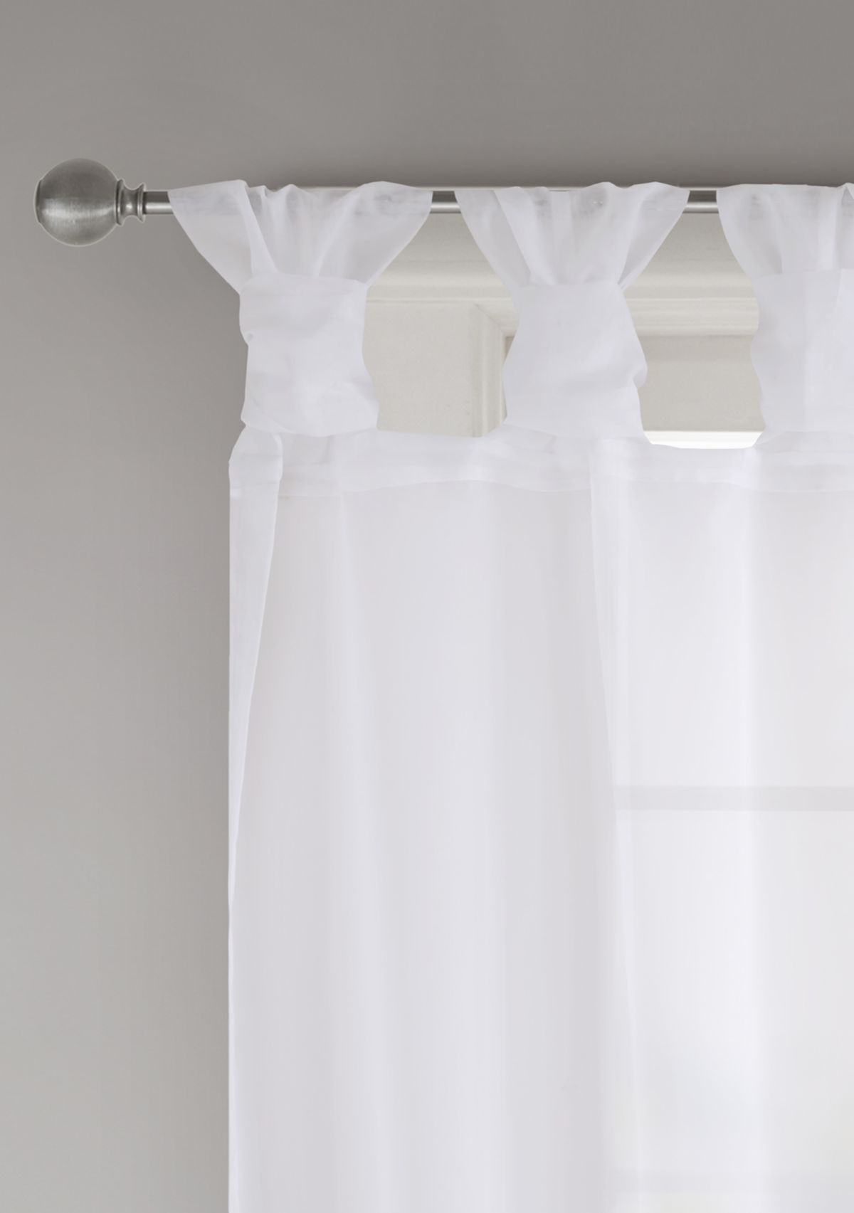 Ceres Twist Tab Voile Sheer Window Pair
