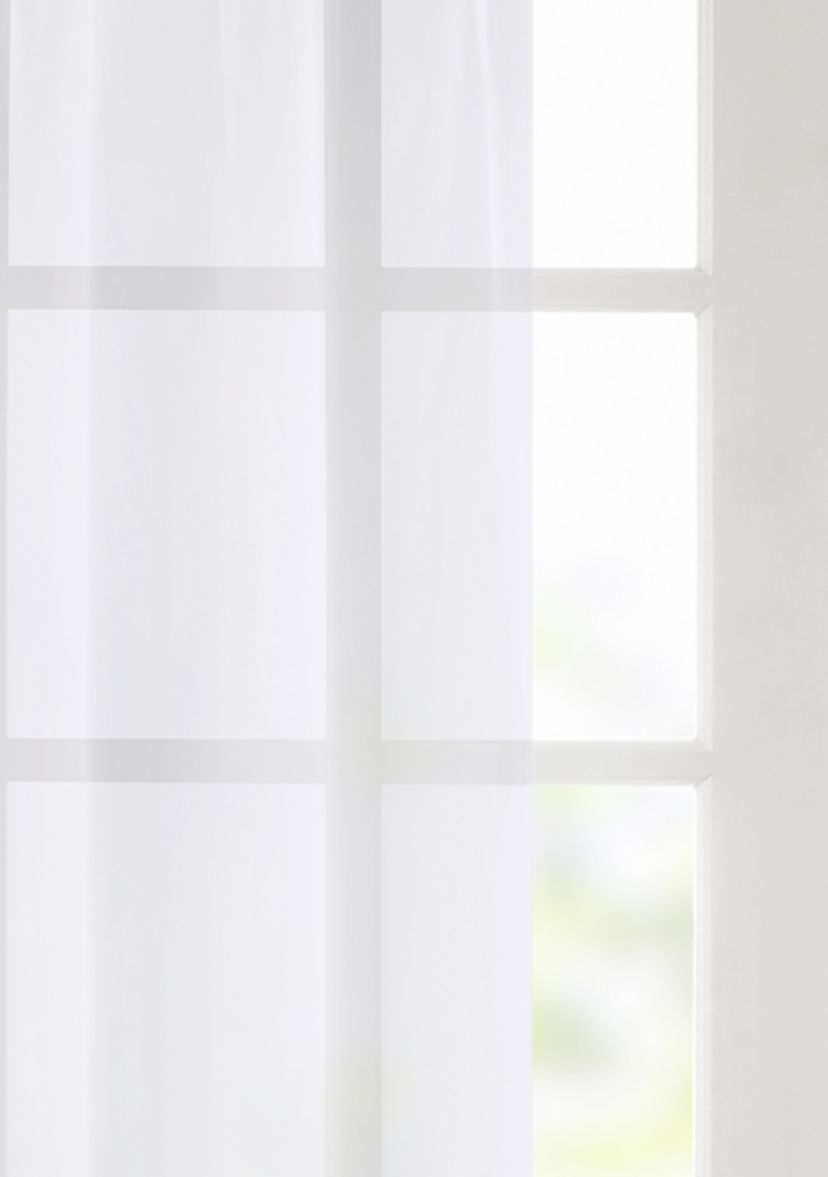 Ceres Twist Tab Voile Sheer Window Pair