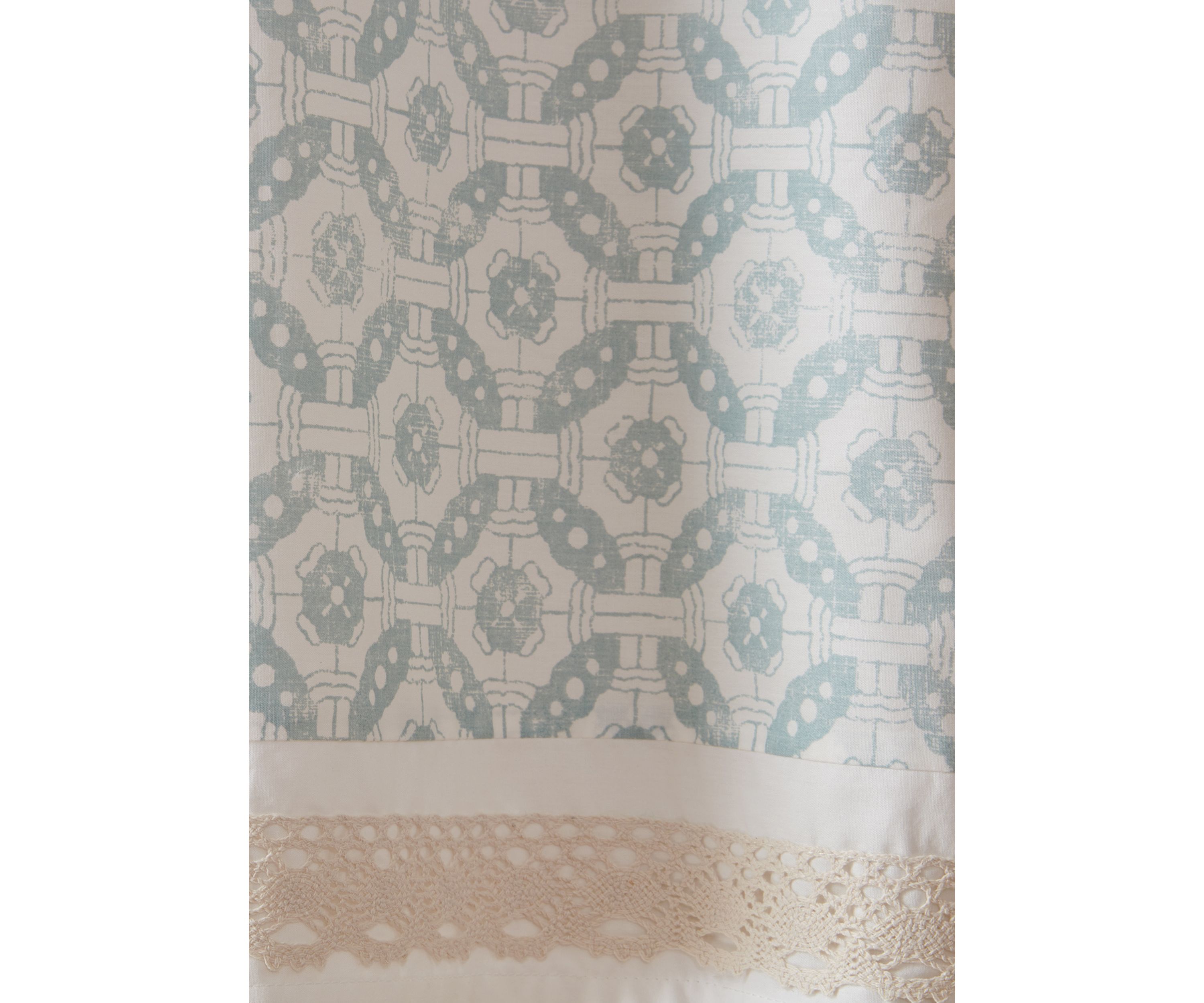 Dawn Printed and Pieced Rod Pocket Valance