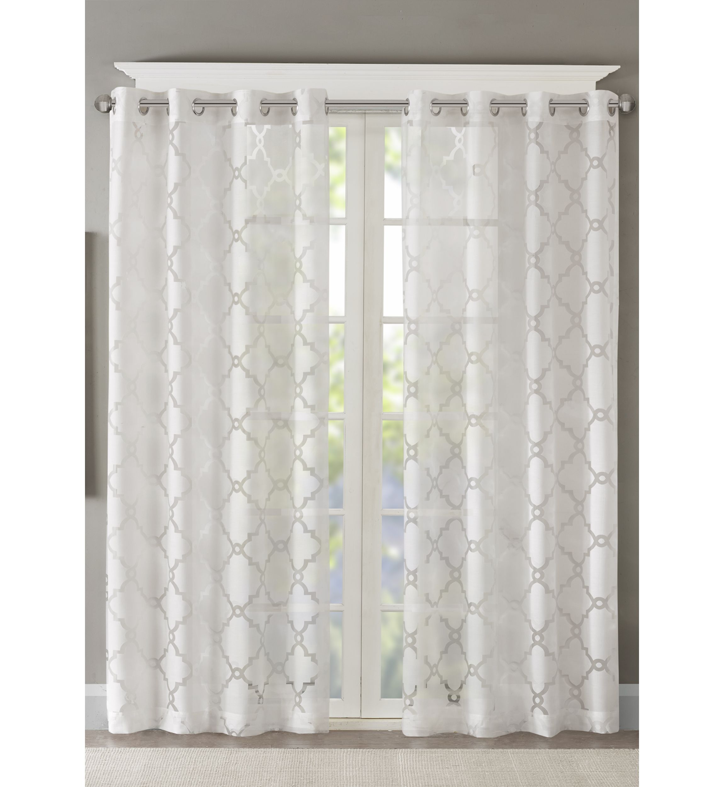Eden Fretwork Burnout Sheer Panel