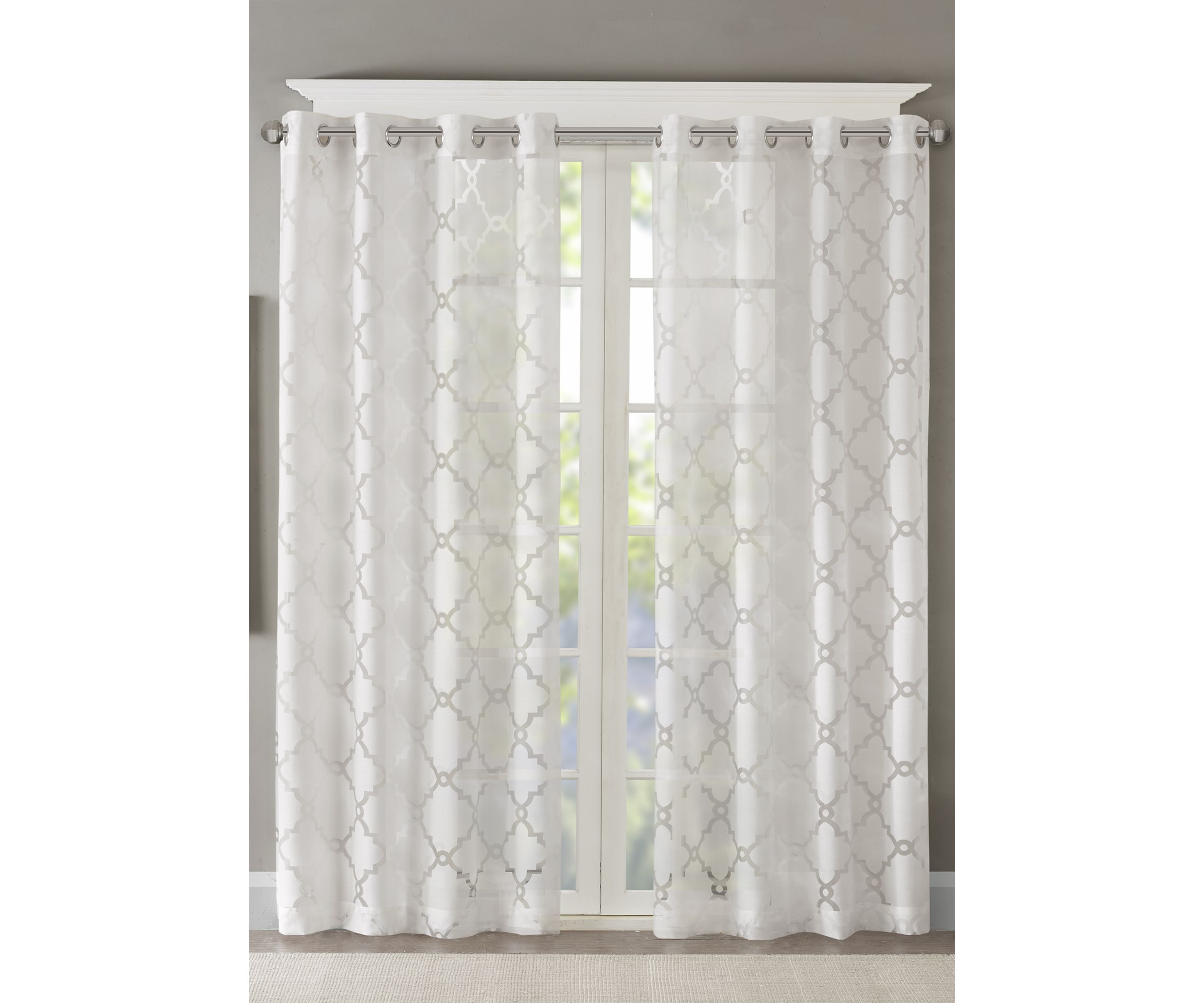 Eden Fretwork Burnout Sheer Panel