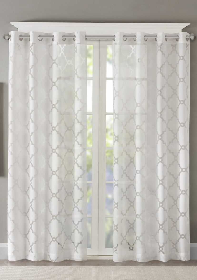Eden Fretwork Burnout Sheer Panel