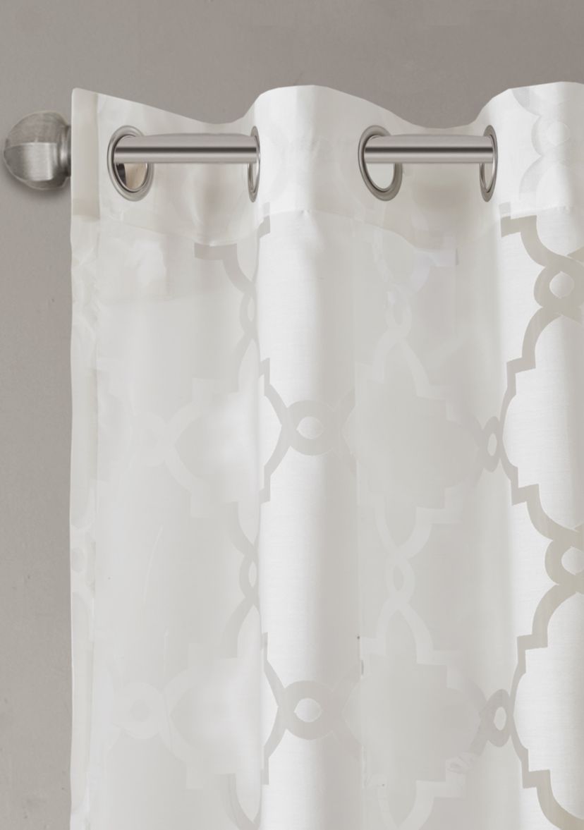 Eden Fretwork Burnout Sheer Panel