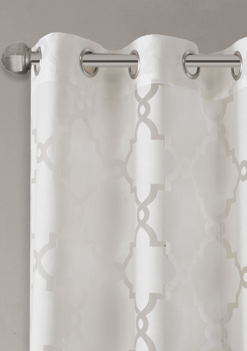 Eden Fretwork Burnout Sheer Panel