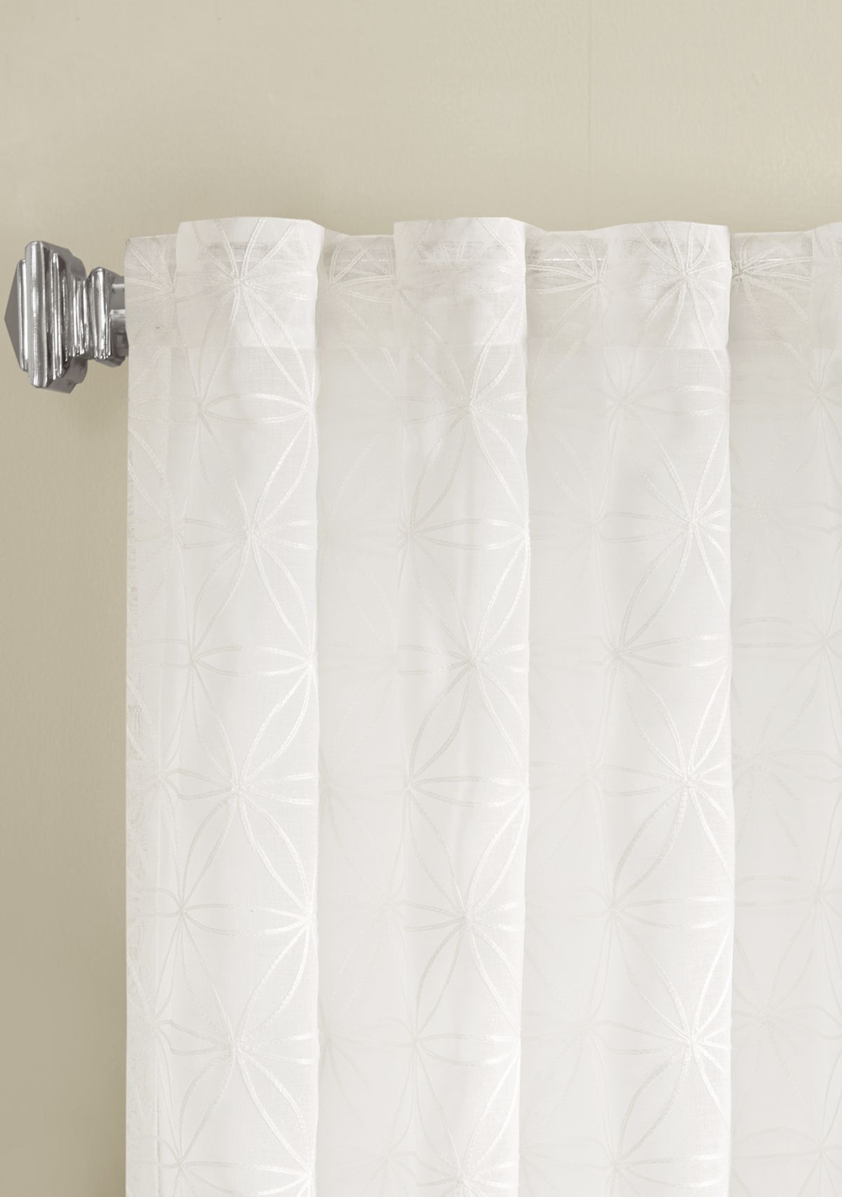 Gemma Sheer Embroidered Window Curtain