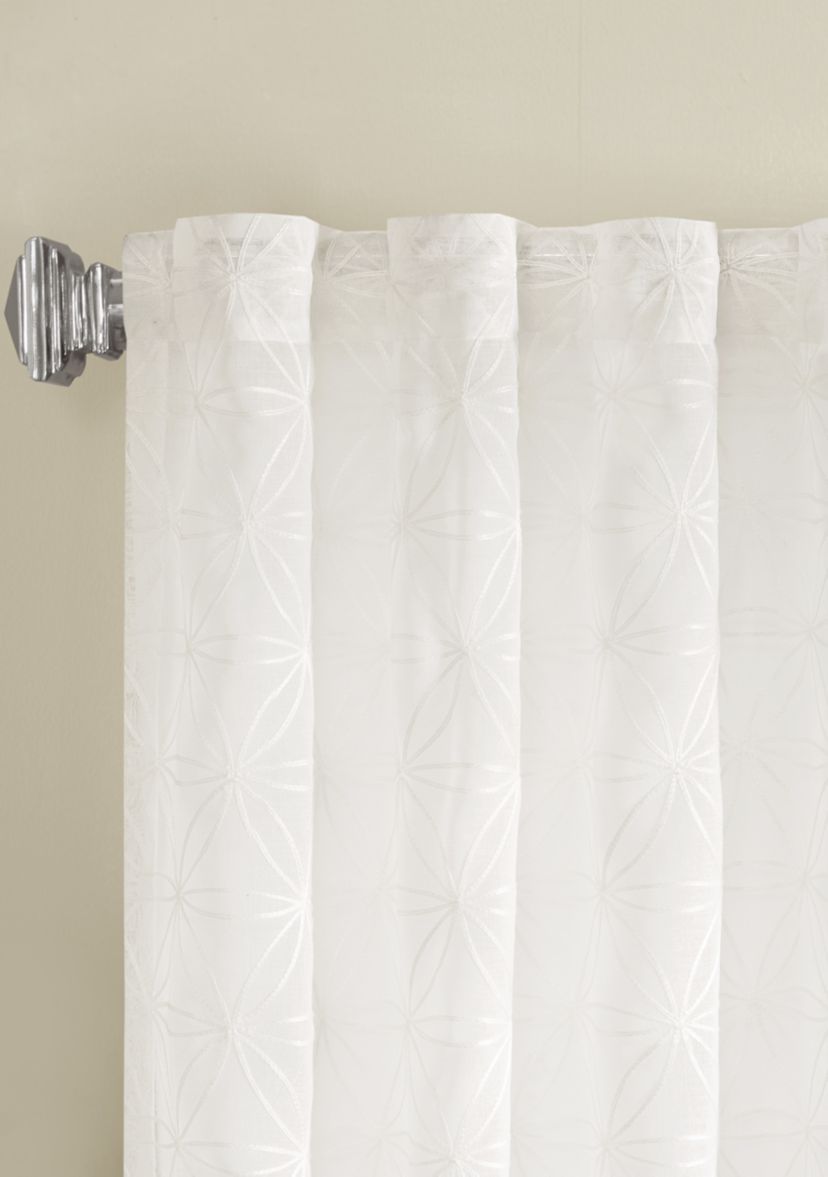 Gemma Sheer Embroidered Window Curtain