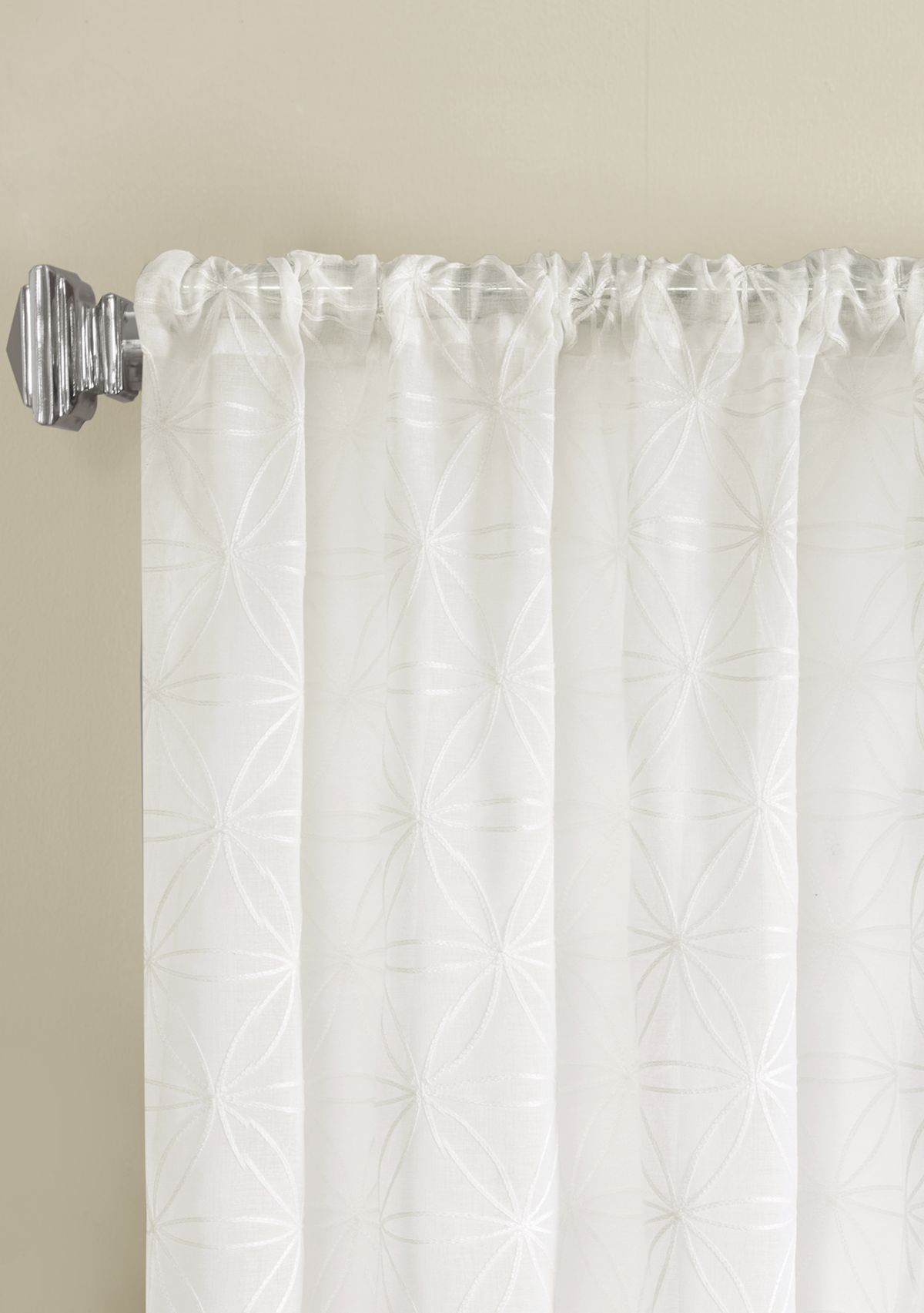 Gemma Sheer Embroidered Window Curtain