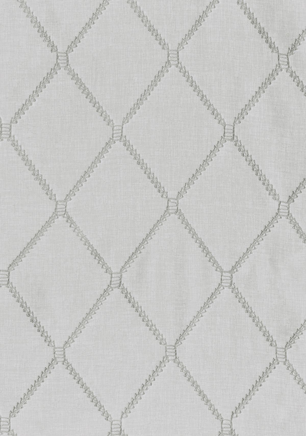 Irina Diamond Sheer Embroidered Waterfall Valance