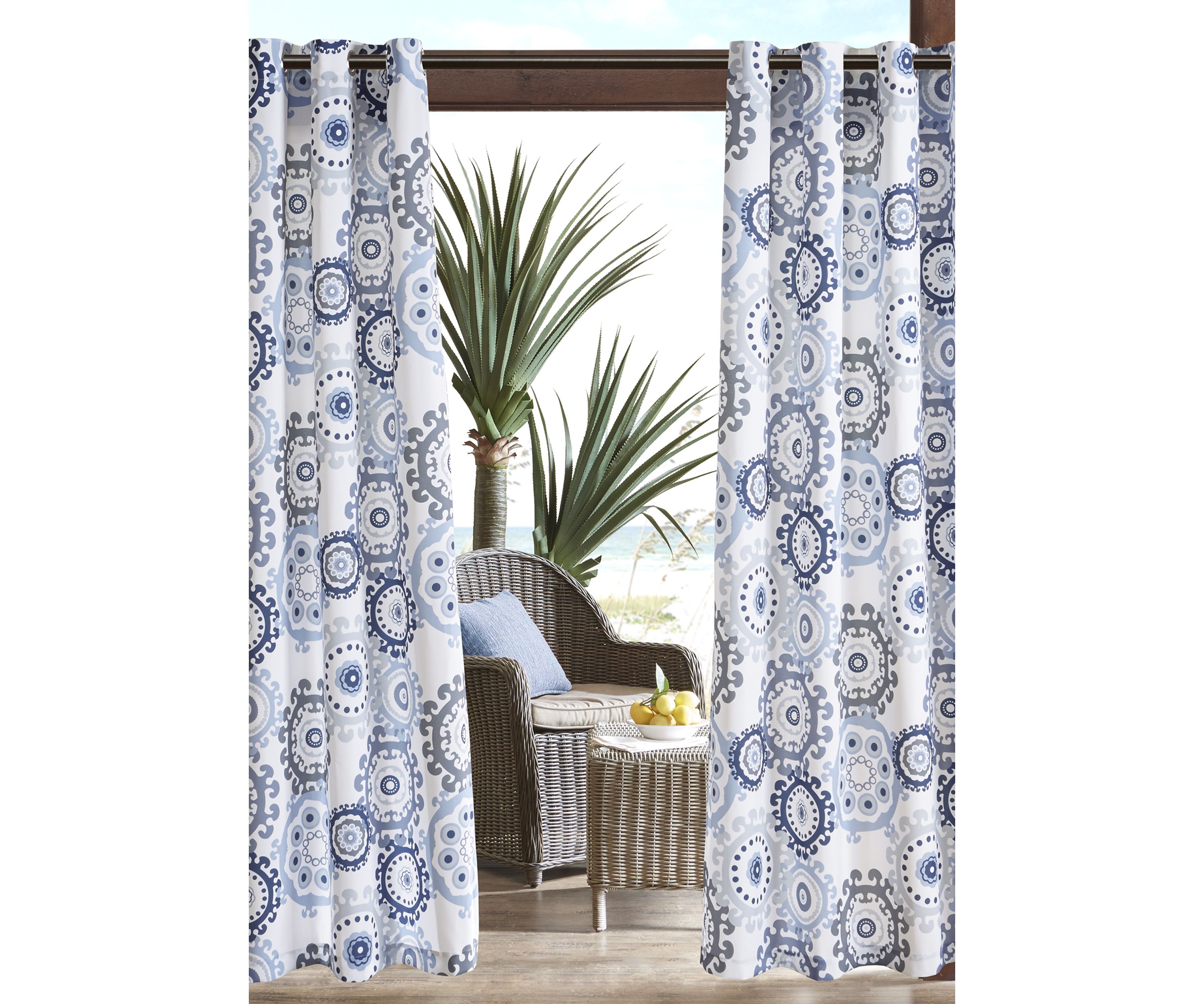 Laguna Printed Medallion 3M Scotchgard Outdoor Panel