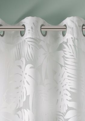 Leilani Palm Leaf Burnout Window Sheer