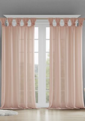 Madison Park Metallic Geo Embroidered Window Panel in Spice Finish Mp40-4362 for sale online 