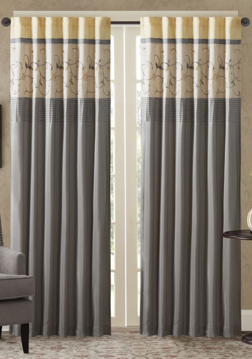 Serene Embroidered Window Panel
