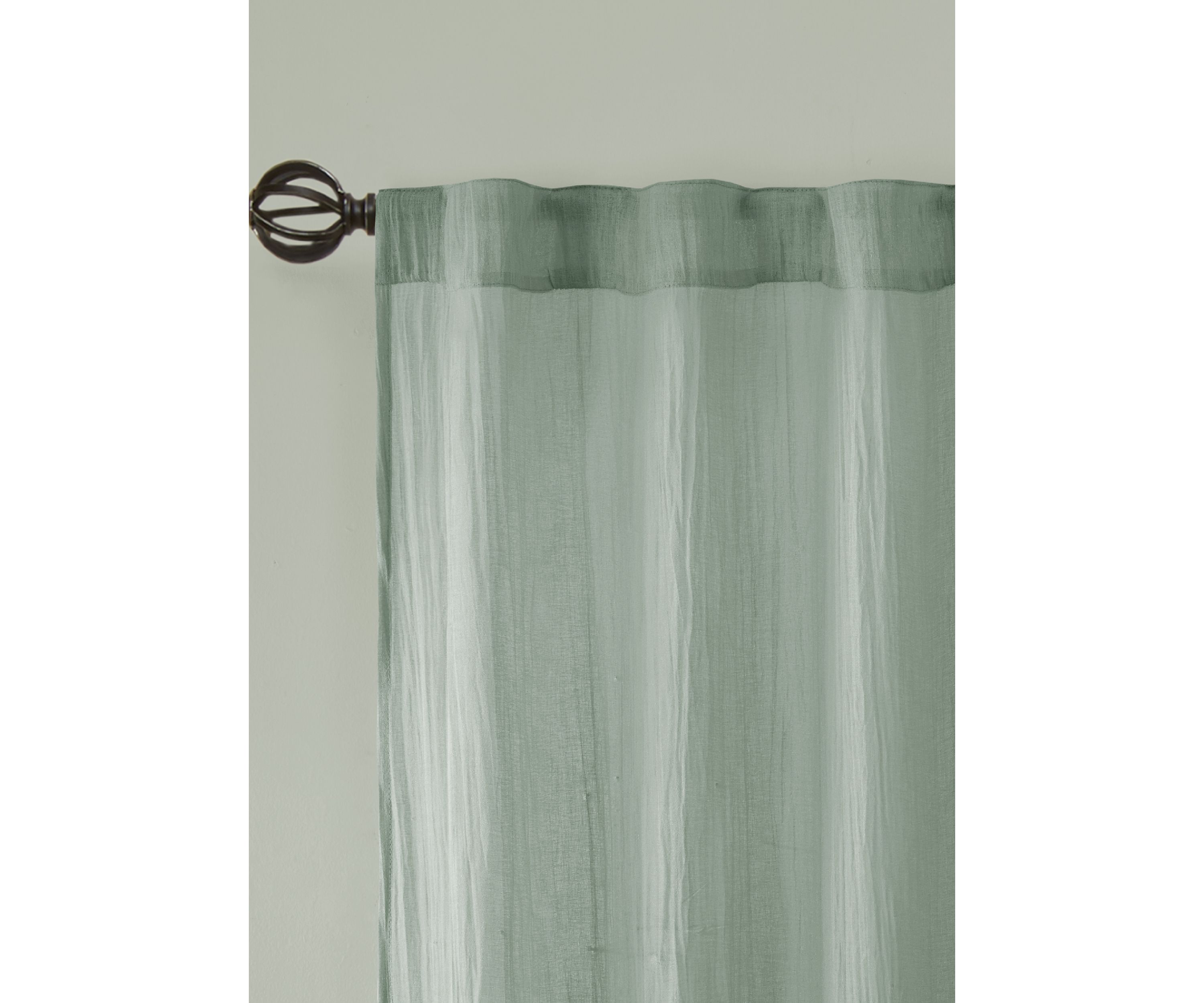 Harper Solid Crushed Window Panel Pair