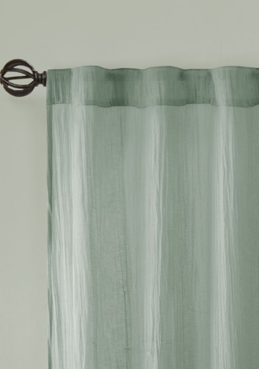Harper Solid Crushed Window Panel Pair
