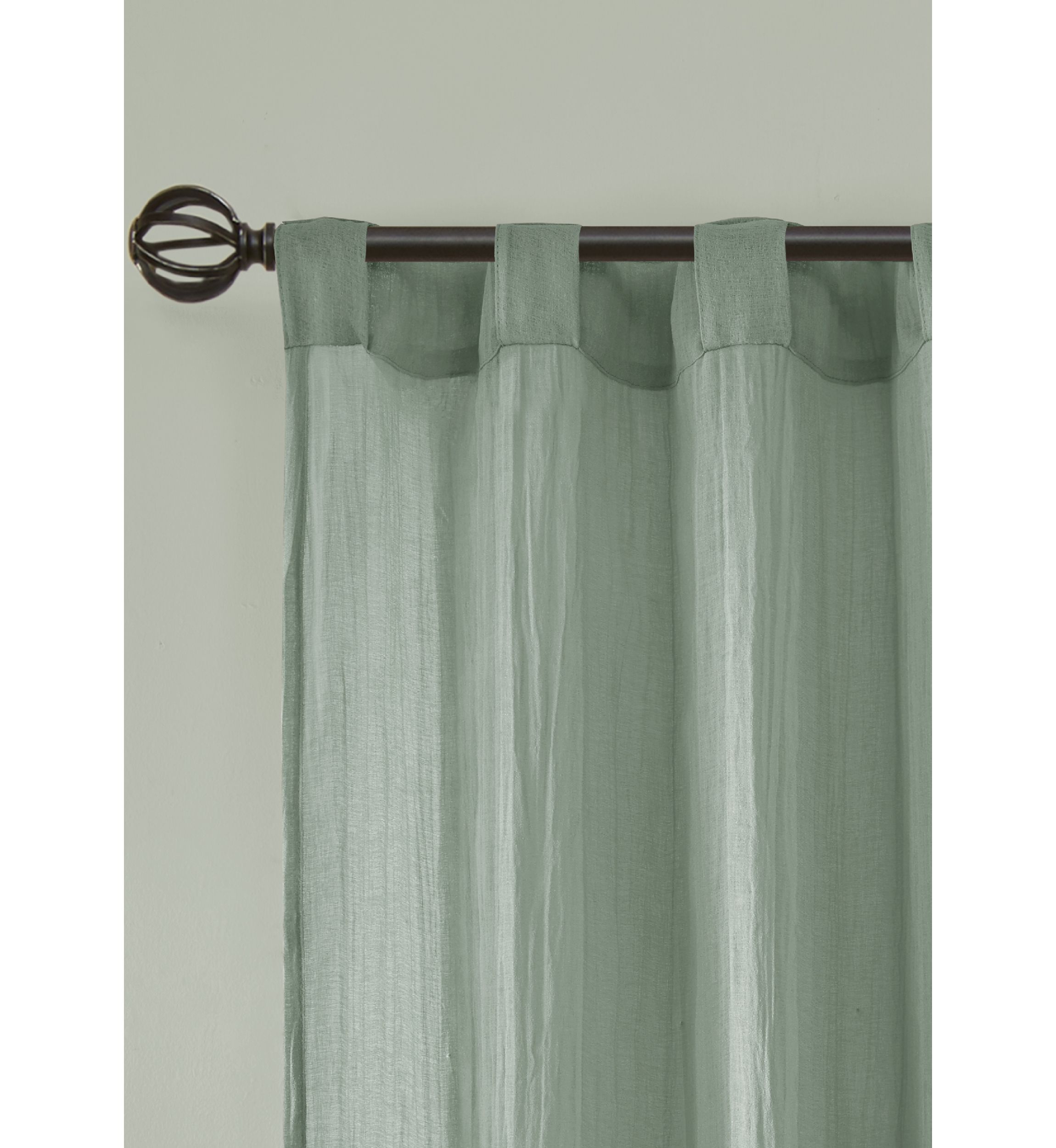 Harper Solid Crushed Window Panel Pair