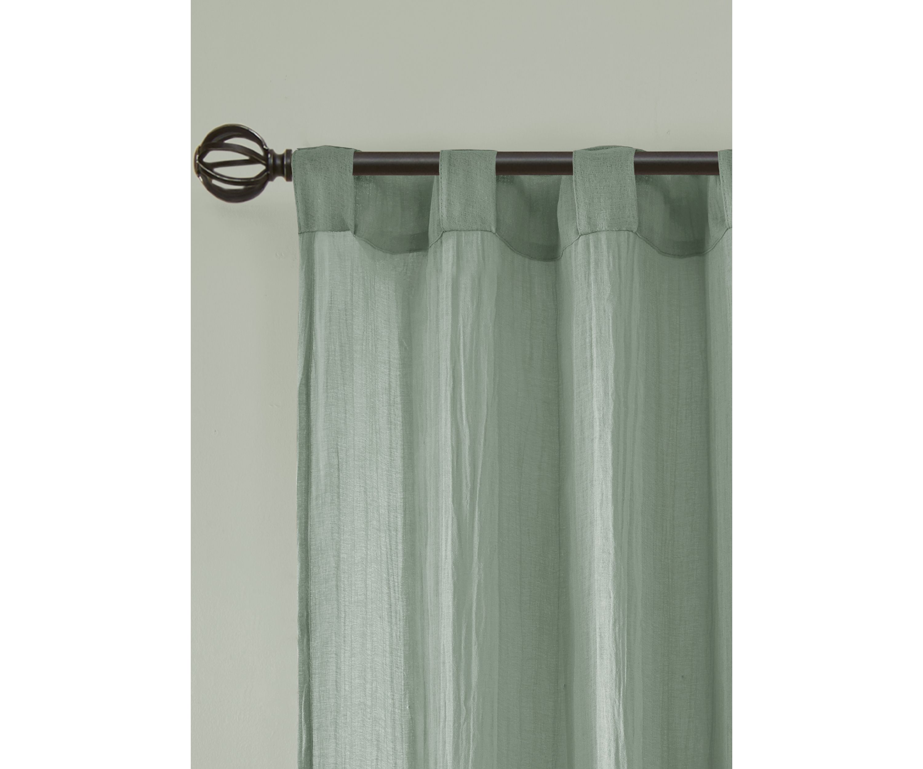 Harper Solid Crushed Window Panel Pair