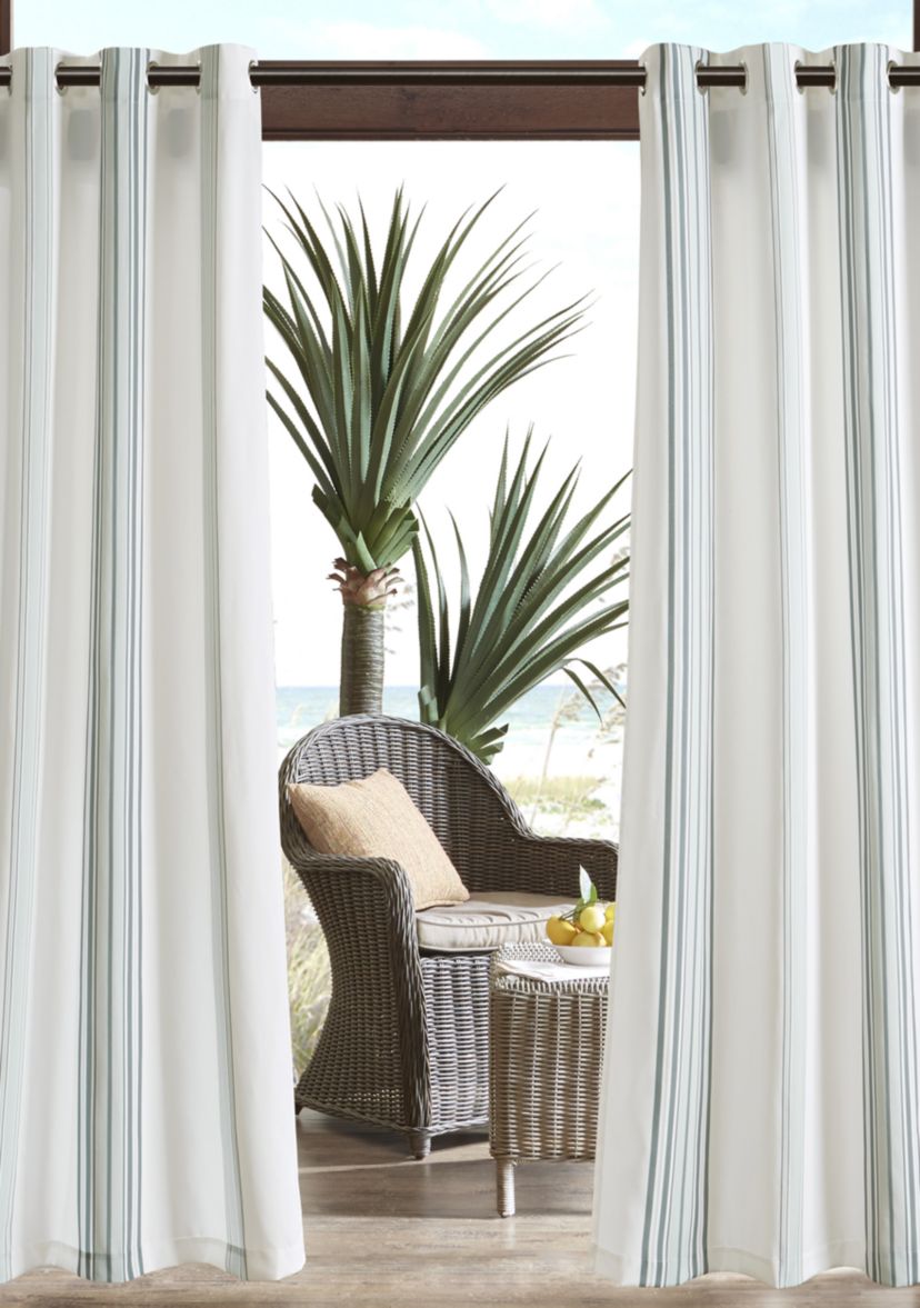 Newport Printed Stripe 3M Scotchgard Outdoor Panel