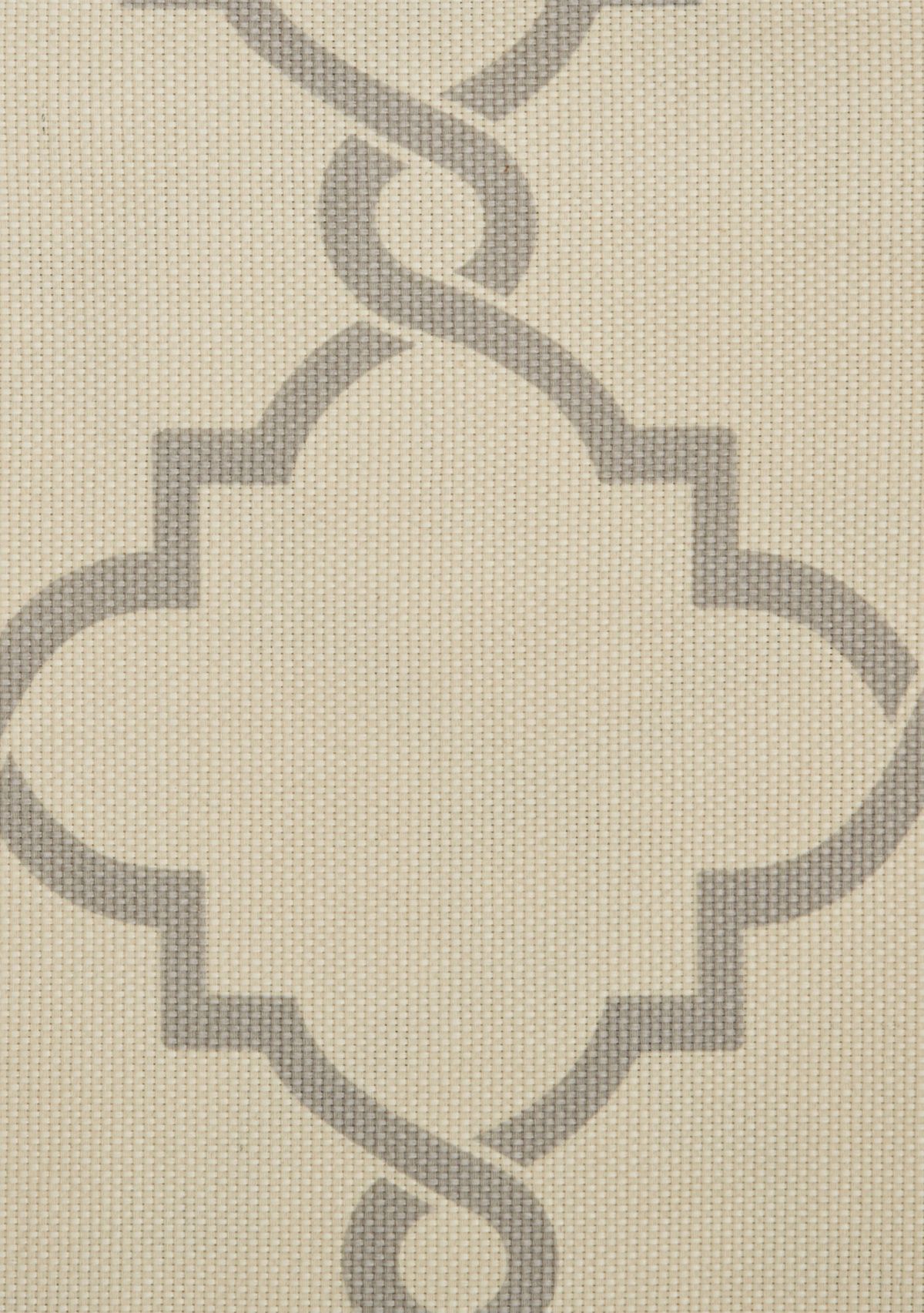 Saratoga Fretwork Print Grommet Top Window Valance