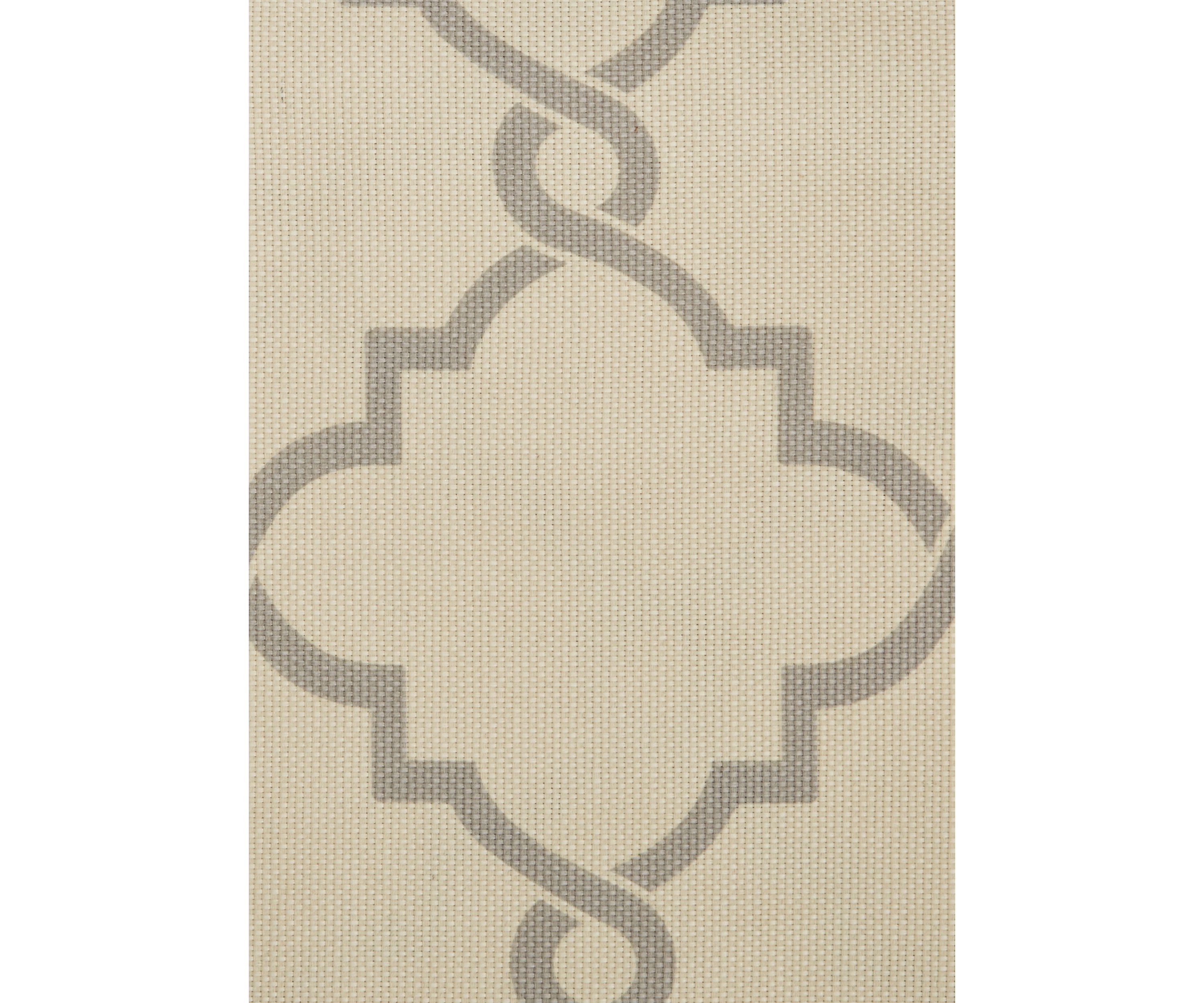 Saratoga Fretwork Print Grommet Top Window Valance