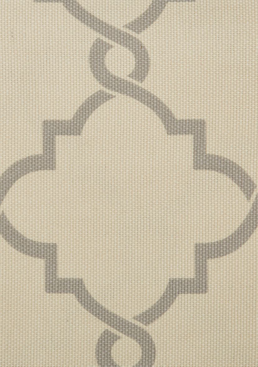 Saratoga Fretwork Print Grommet Top Window Valance