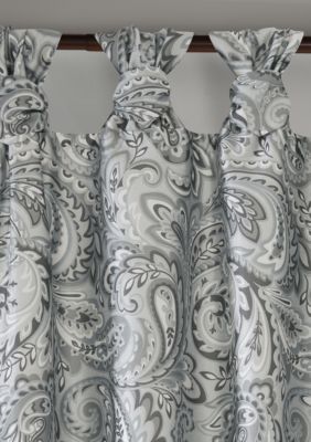 Madison Park Yvette Twist Tab Paisley Printed Window Panel Belk