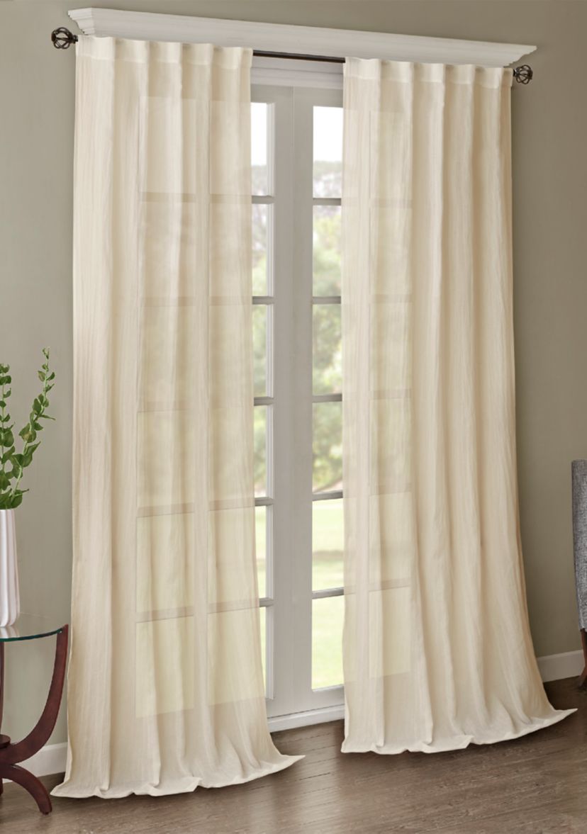 Harper Solid Crushed Scarf Sheer