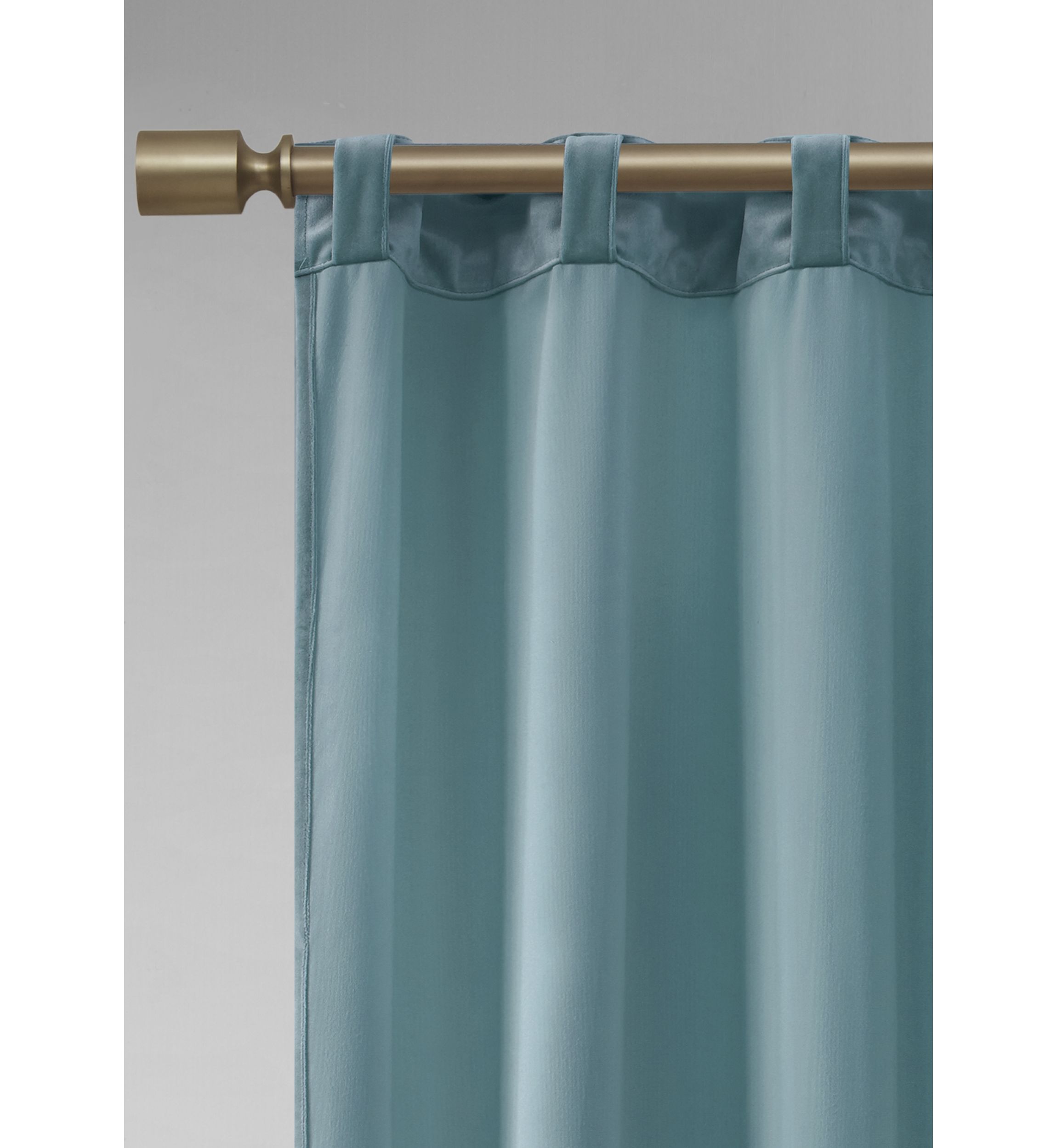 Colt Room Darkening Metallic Printed Poly Velvet Rod Pocket/Back Tab Window Panel Pair