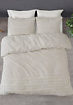 Amaya 3 Piece Cotton Seersucker Comforter Set
