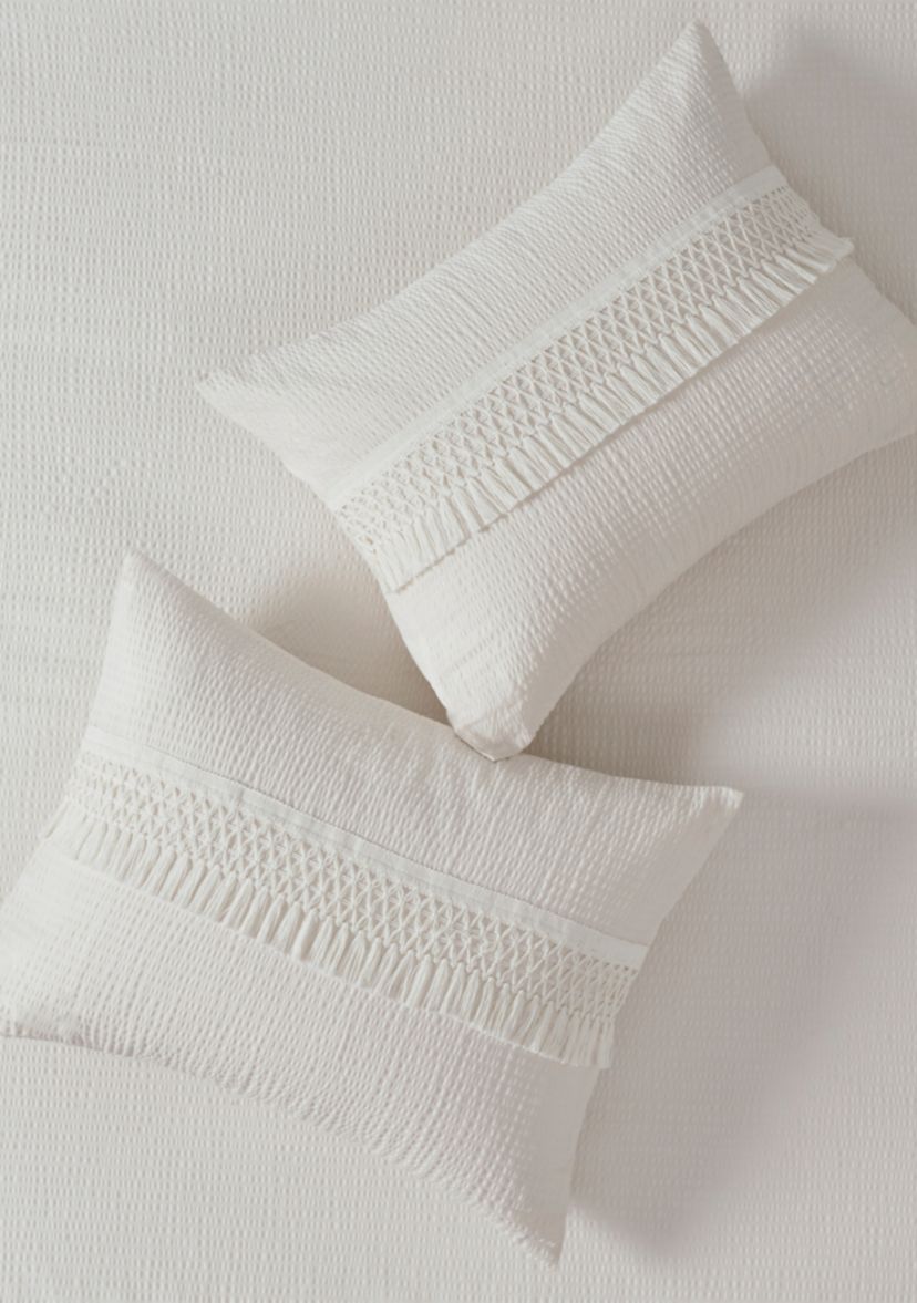 Amaya 3 Piece Cotton Seersucker Comforter Set