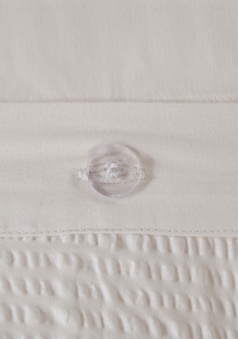 Amaya 3 Piece Cotton Seersucker Duvet Cover Set