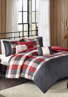 Madison Park Ridge 6 Piece Herringbone Duvet Cover Set Belk