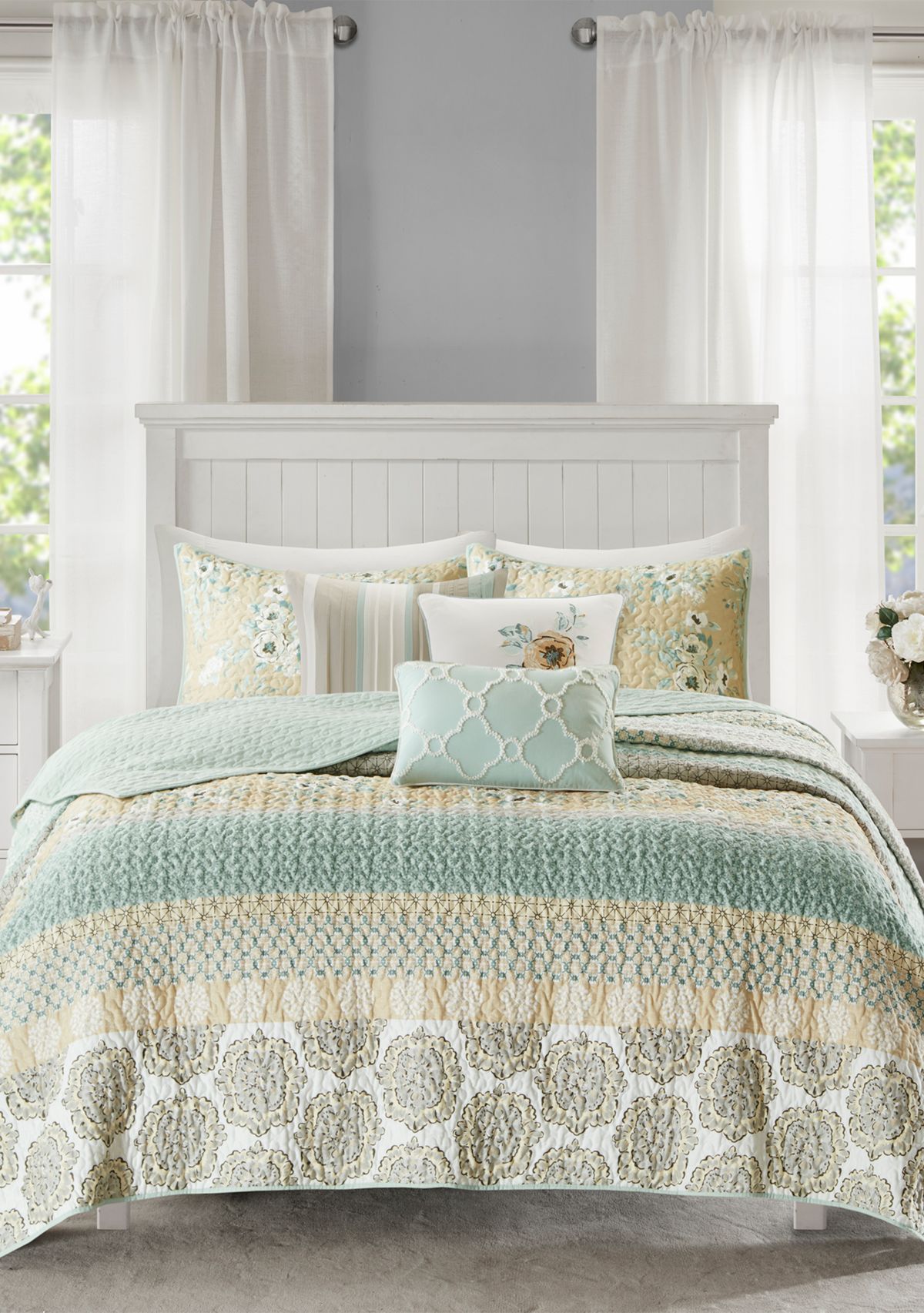 Willa 6 Piece Reversible Coverlet Set