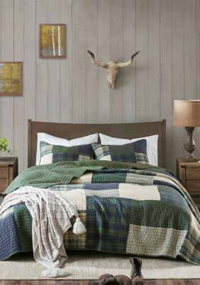 Woolrich Bitter Creek California King Comforter Set in Grey/Brown