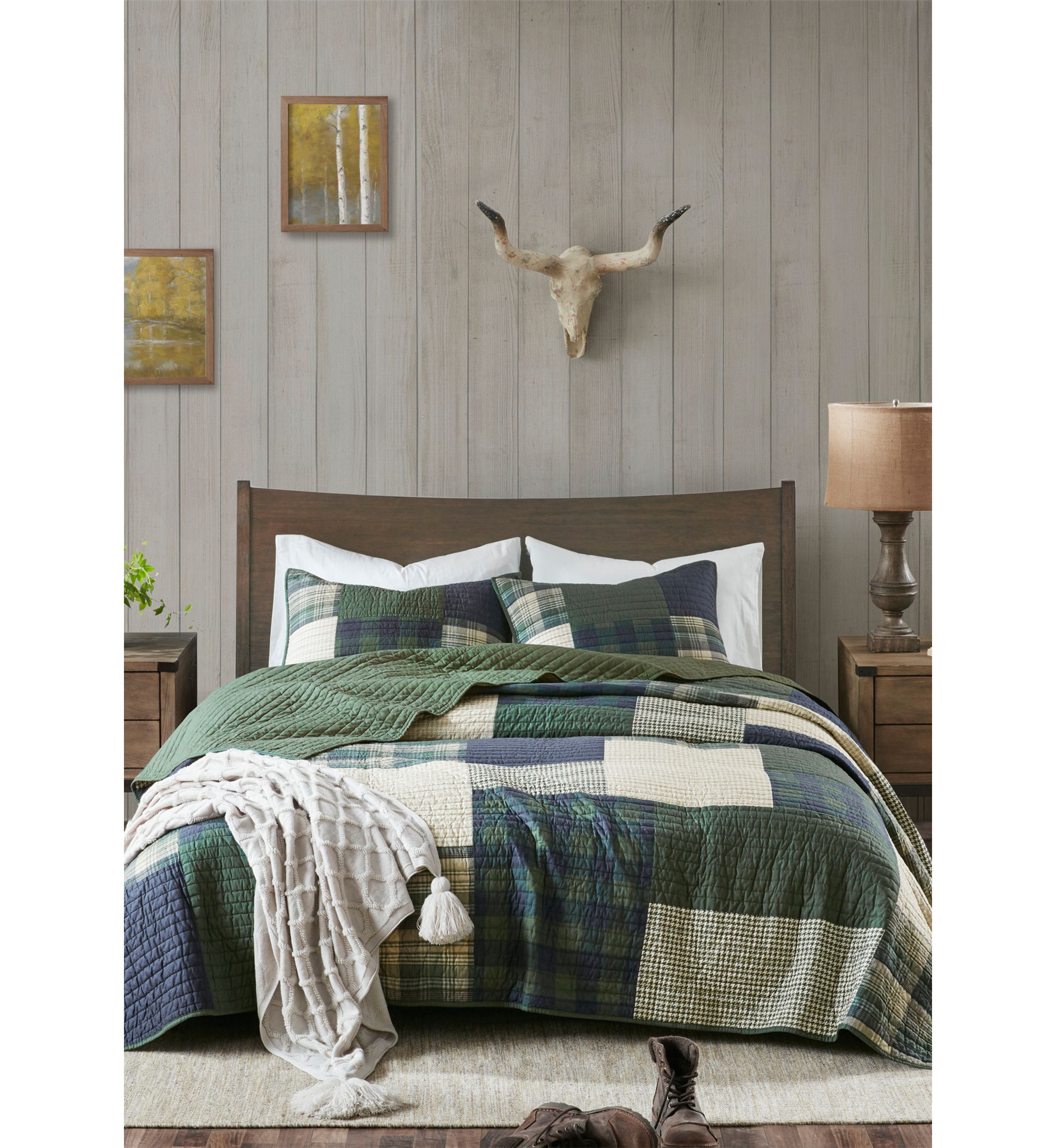  Mill Creek Oversized Cotton Quilt Set 