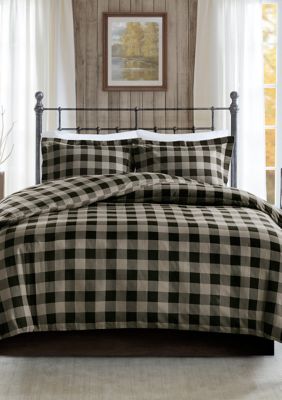 Woolrich Flannel Check Print Cotton Duvet Cover Set Belk