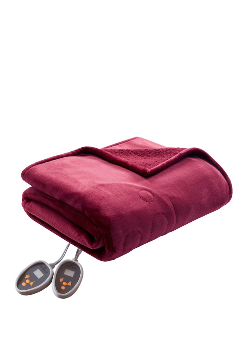 Heated Plush to Berber Blanket