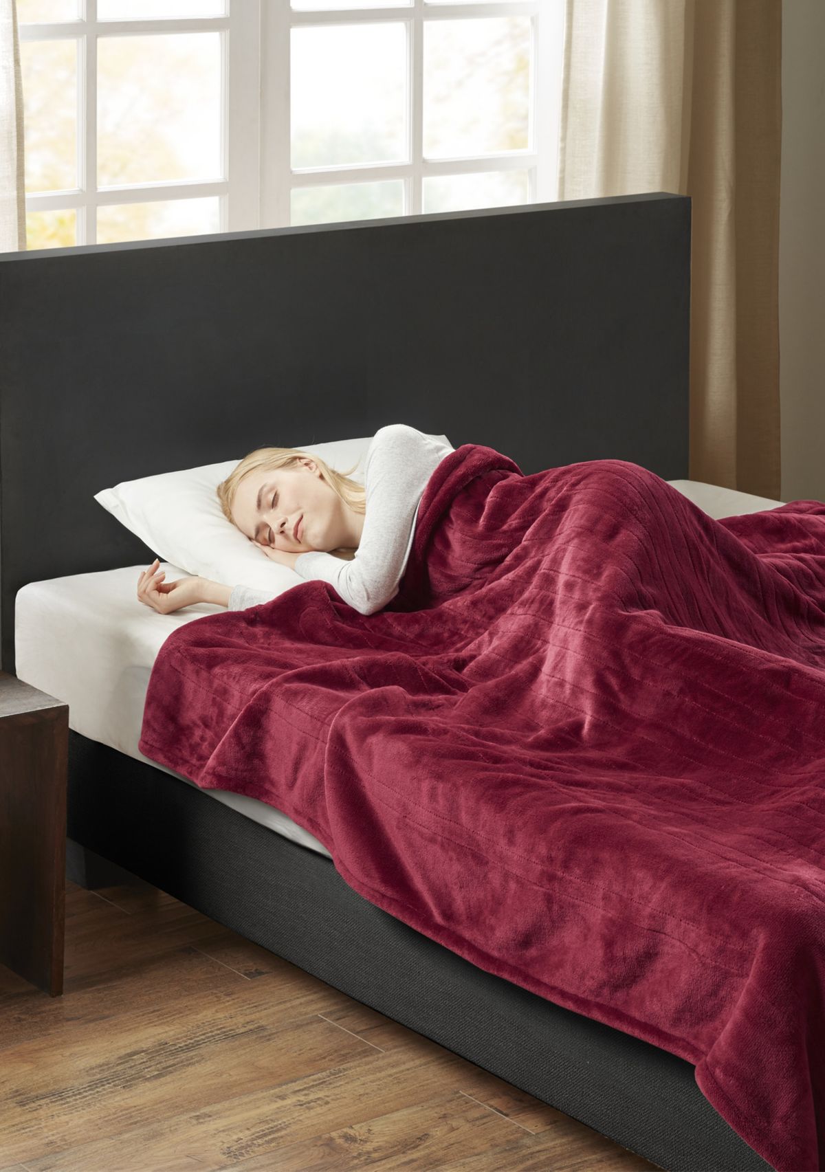 Heated Plush to Berber Blanket