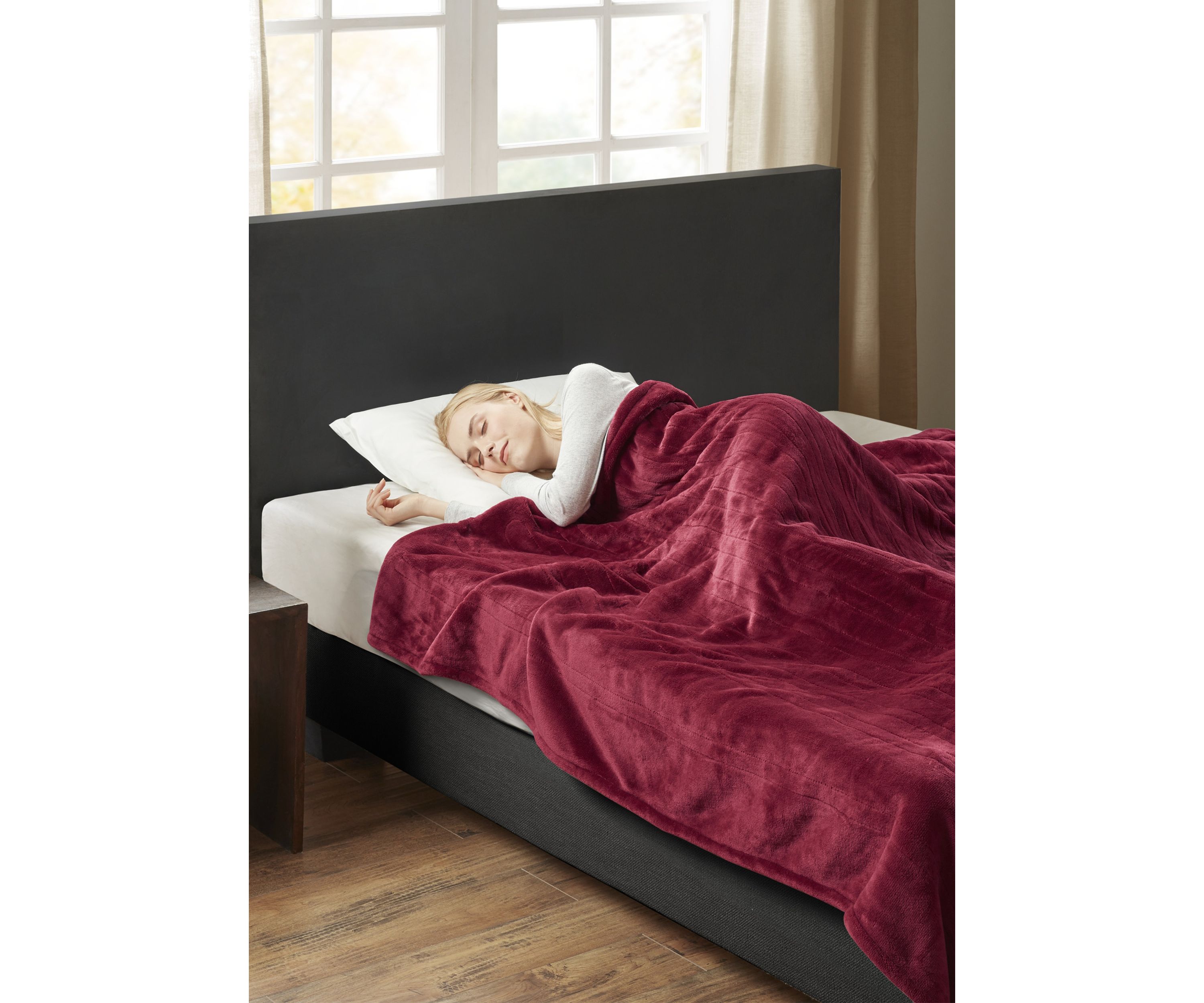 Heated Plush to Berber Blanket