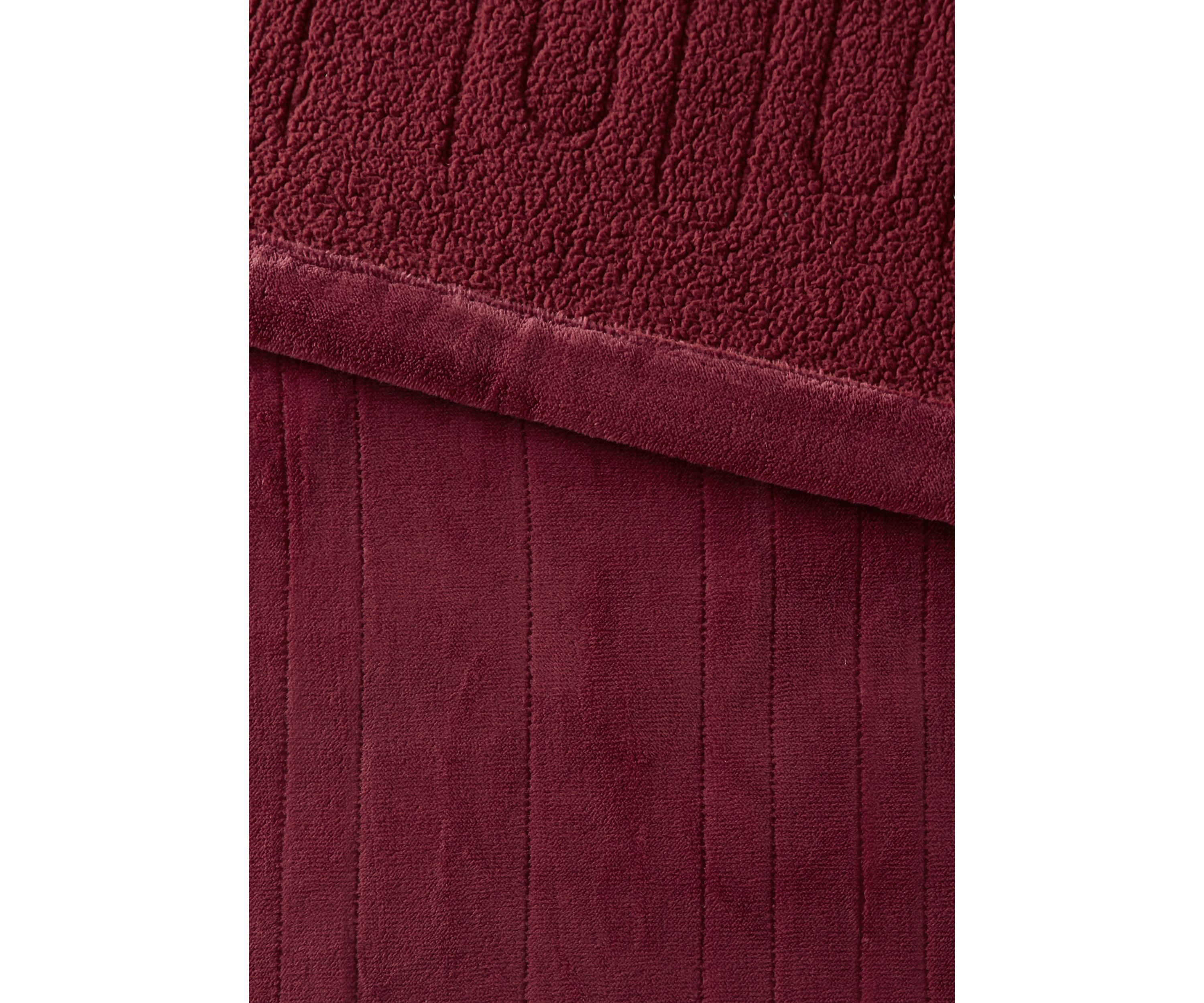 Heated Plush to Berber Blanket