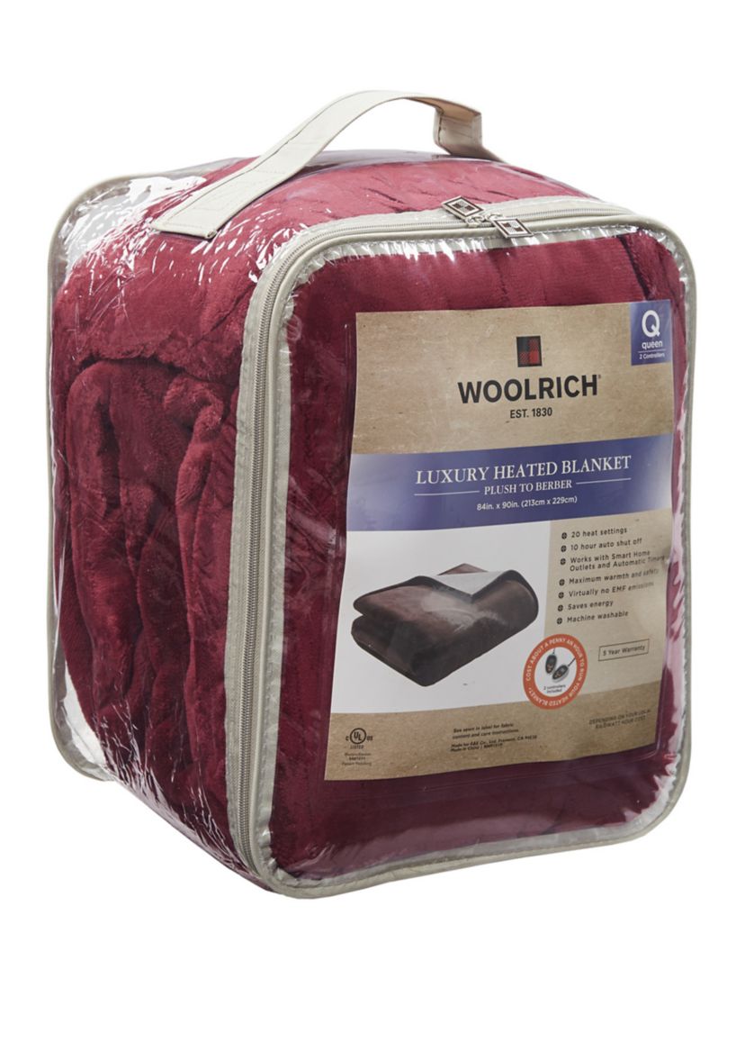 Heated Plush to Berber Blanket