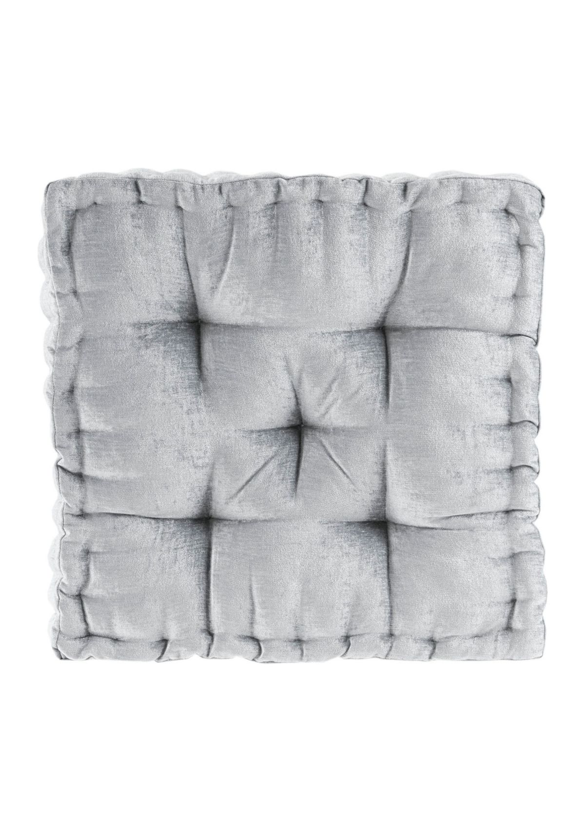 Azza Poly Chenille Square Floor Pillow Cushion