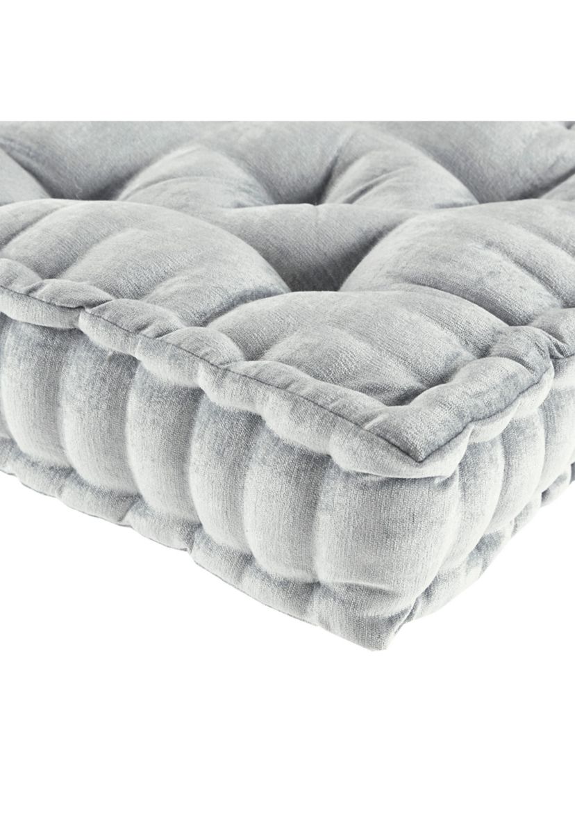 Azza Poly Chenille Square Floor Pillow Cushion