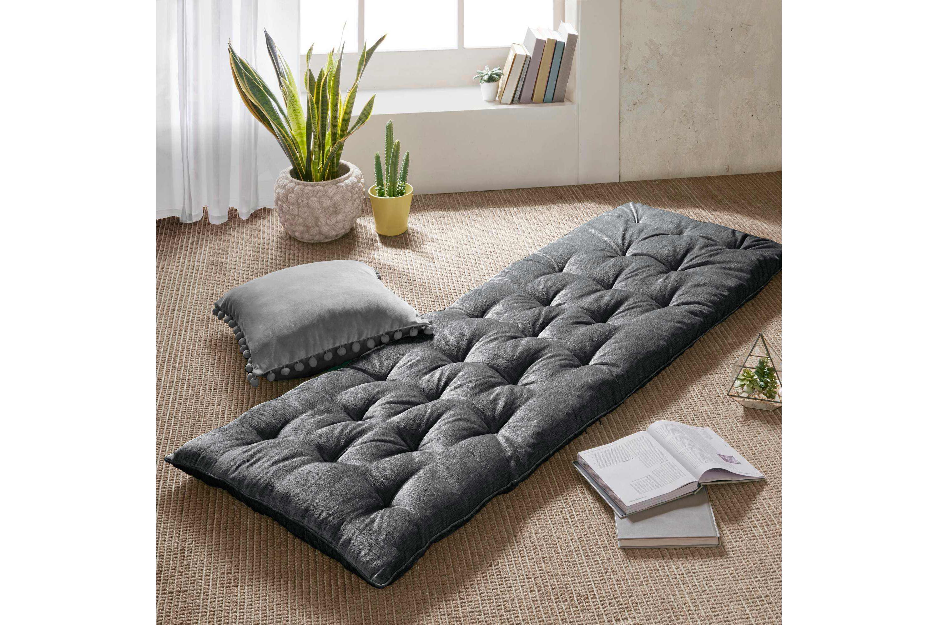 Edelia Poly Chenille Lounge Floor Pillow Cushion