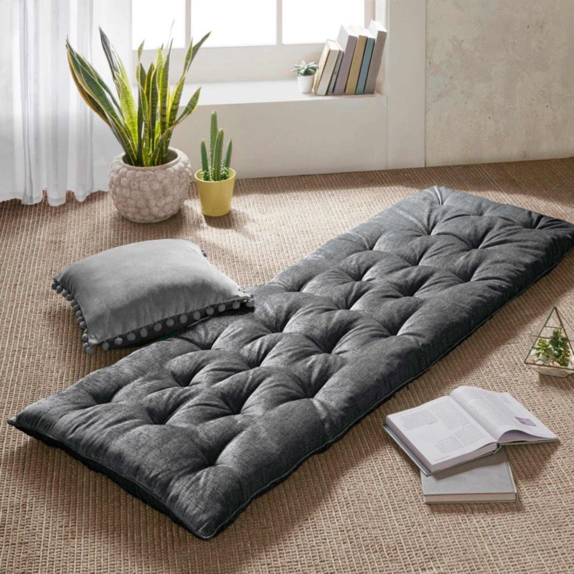 Edelia Poly Chenille Lounge Floor Pillow Cushion