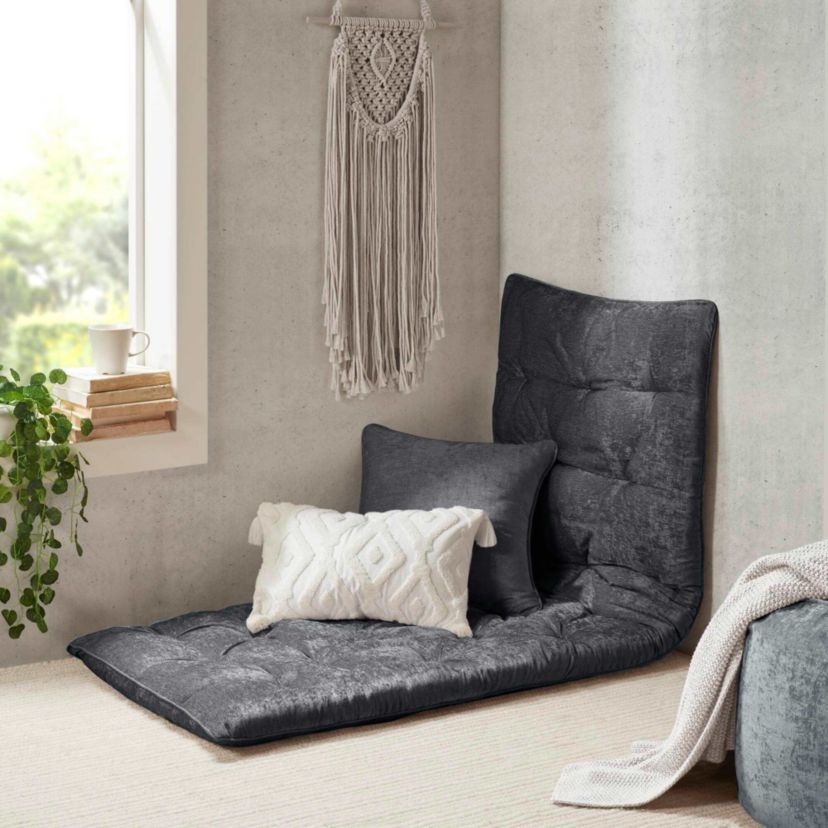 Edelia Poly Chenille Lounge Floor Pillow Cushion