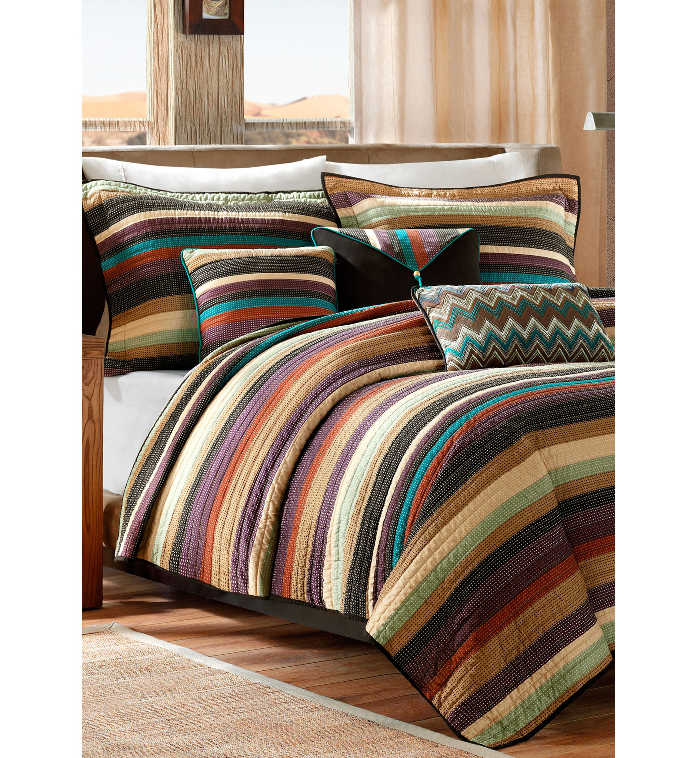 Yosemite Quilted Coverlet Set 