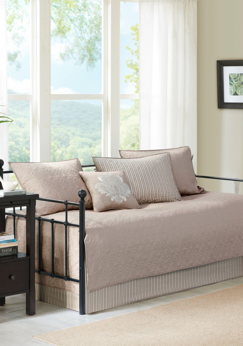 Quebec 6-Piece Daybed Set Daybed - Khaki